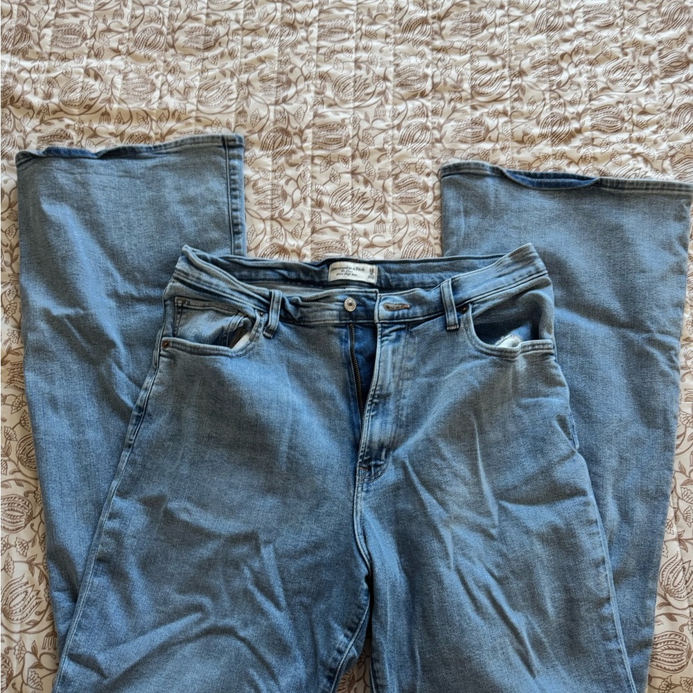 Abercrombie & Fitch Light Blue Flare Jeans
